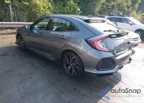 2019 Honda Civic Sport from USA, damaged, VIN SHHFK7H40KU219421